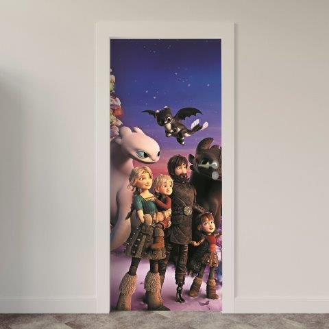Adesivo de Porta Desenhos & Animações