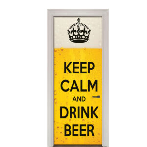 6-2.jpg Adesivo de Porta Keep Calm Drink Beer Cod.6
