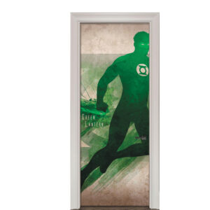 Adesivo de Porta Comics Lanterna Verde Cod.6