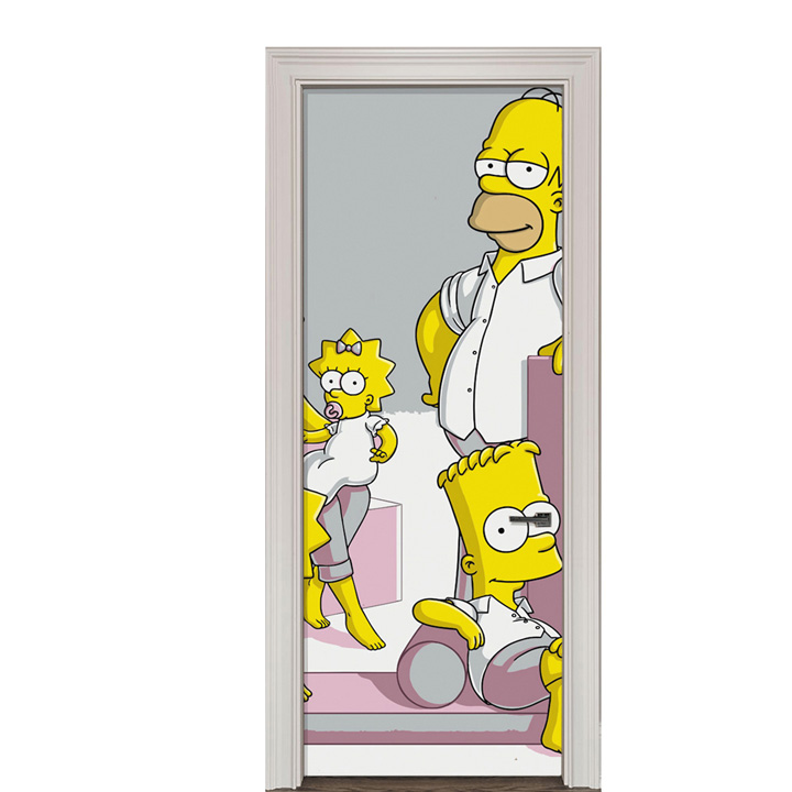 Adesivo de Porta Simpsons