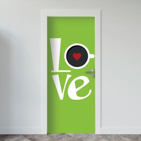 Adesivo de Porta Love