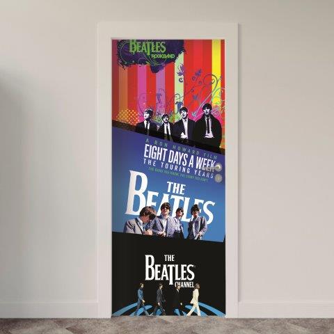 Adesivo de Porta Música Beatles