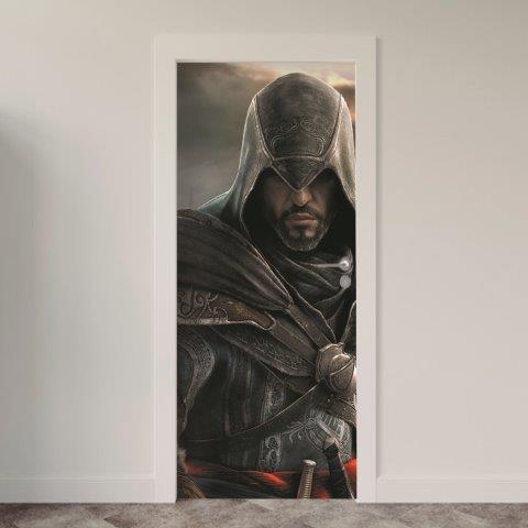 Adesivo de Porta Assassins Creed