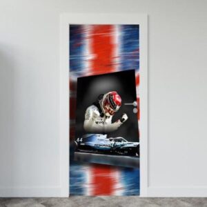 64-5.jpg Adesivo de Porta Lewis Hamilton