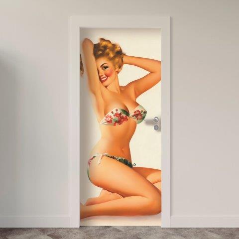 Adesivo de Porta Retrô