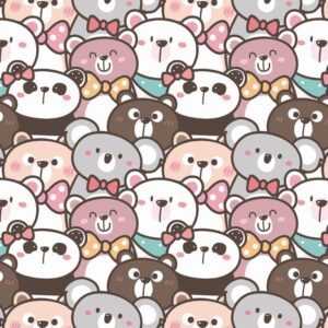 Papel de Parede Baby Coalas & Ursos