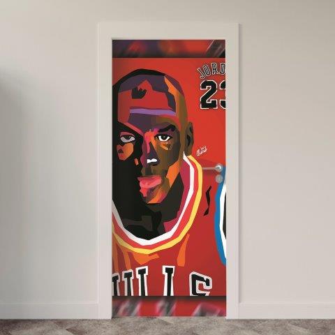 69-6.jpg Adesivo de Porta Michael Jordan
