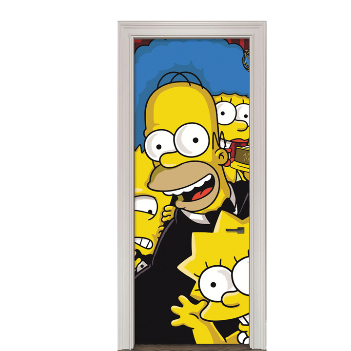 Adesivo de Porta Simpsons