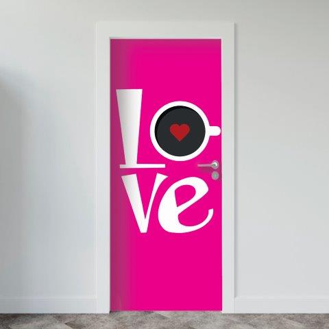 Adesivo de Porta Love