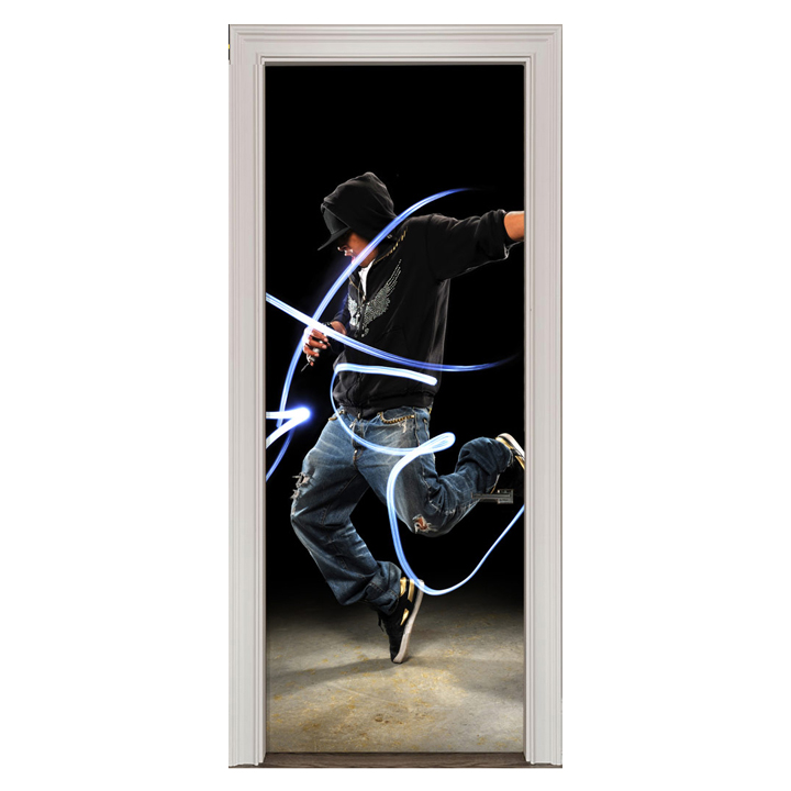 Adesivo de Porta Street Dance