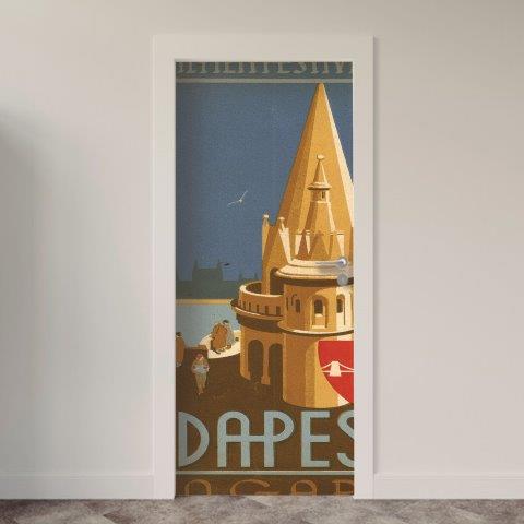 Adesivo de Porta Cidades Budapeste