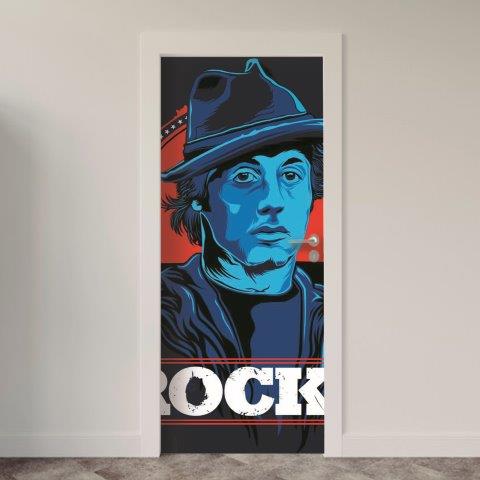 Adesivo de Porta Cinema Rocky Balboa