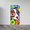Adesivo de Porta Arte Pop