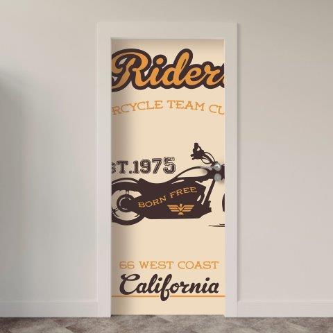 Adesivo de Porta Carros Cartaz