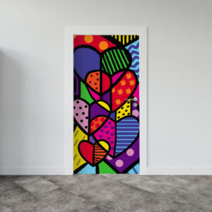 72-1.jpg Adesivo de Porta Arte Pop