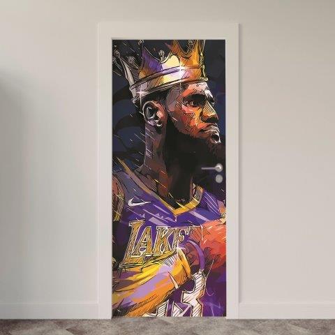 72-5.jpg Adesivo de Porta Lebron James