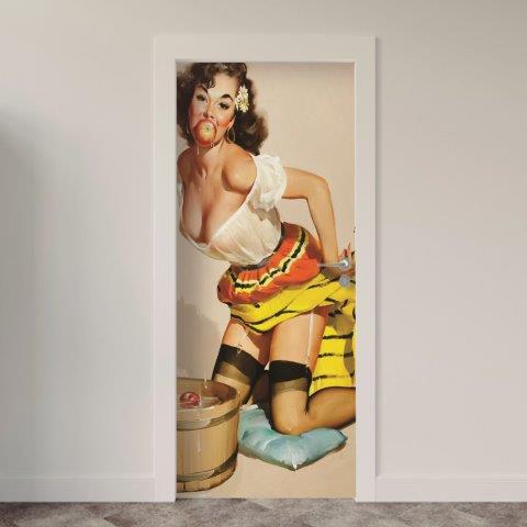 72-8.jpg Adesivo de Porta Retrô
