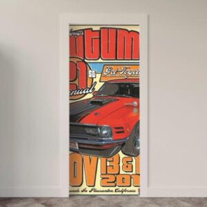 Adesivo de Porta Carros Cartaz