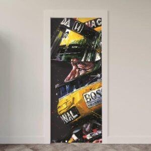 76-6.jpg Adesivo de Porta Ayrton Senna