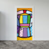 Adesivo de Porta Arte Pop