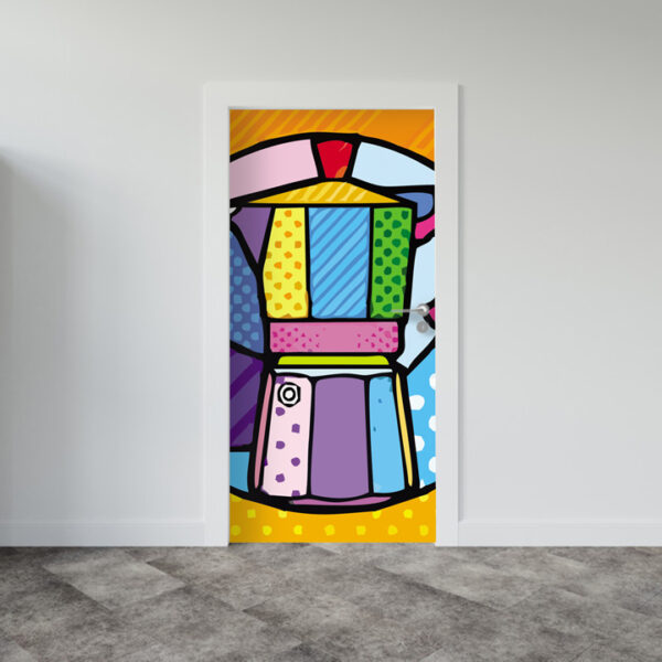 Adesivo de Porta Arte Pop