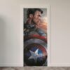 78-2.jpg Adesivo de Porta Comic Capitão América