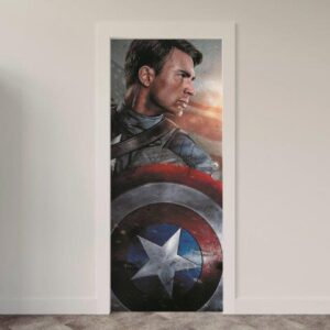 78-2.jpg Adesivo de Porta Comic Capitão América