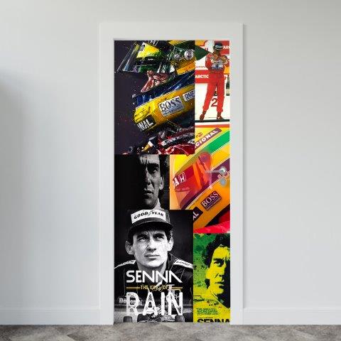 Adesivo de Porta Ayrton Senna