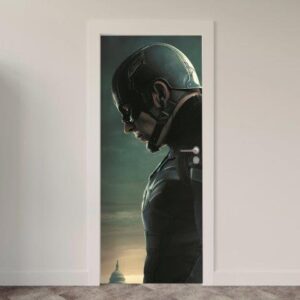 79-2.jpg Adesivo de Porta Comic Capitão América