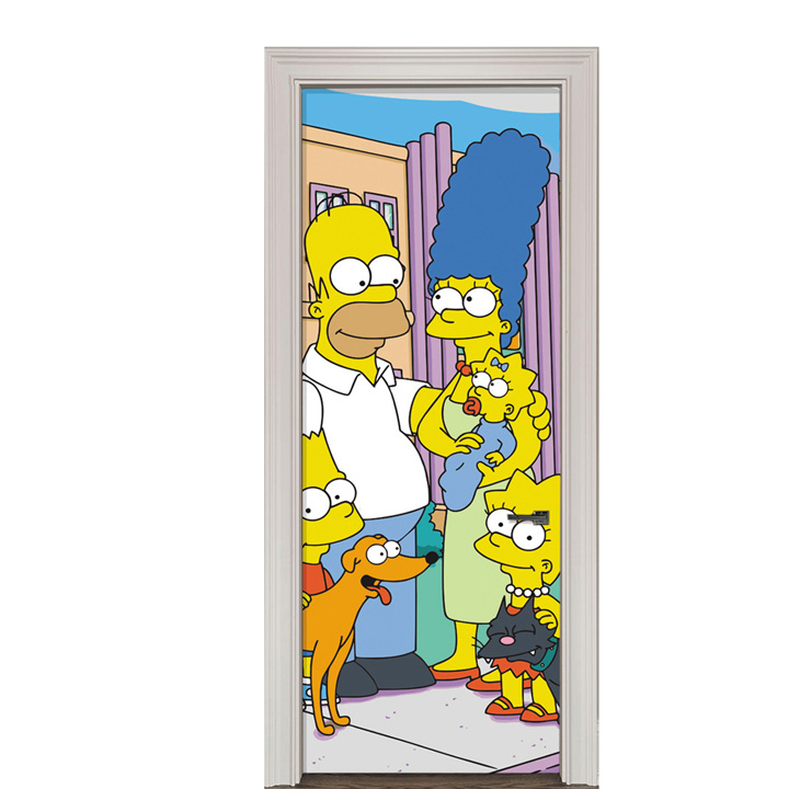 Adesivo de Porta Simpsons