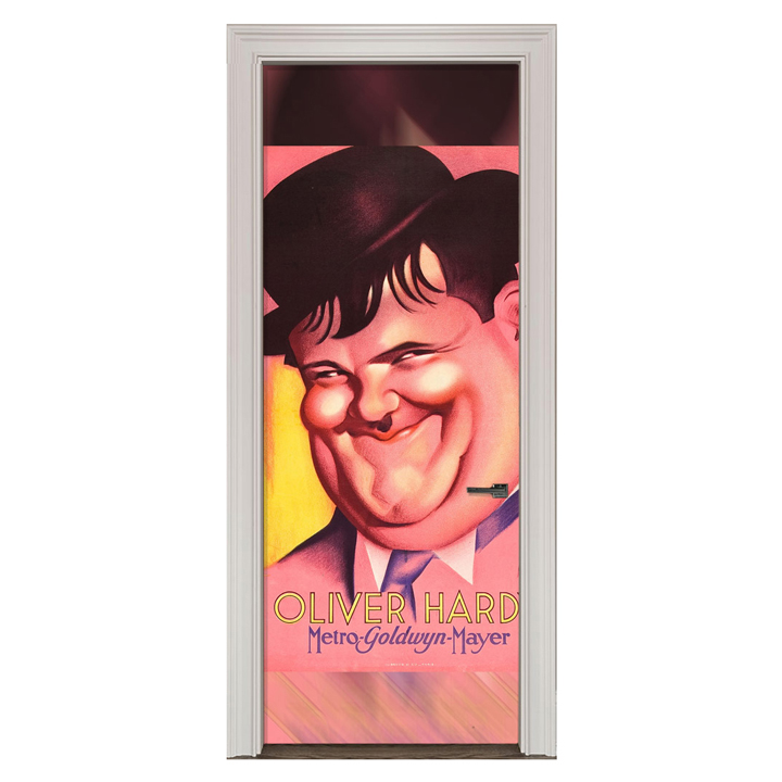Adesivo de Porta O Gordo e o Magro