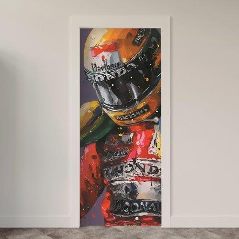 Adesivo de Porta Ayrton Senna