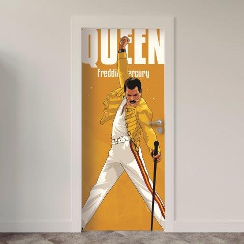 Adesivo de Porta Música Queen