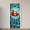 82-4.jpg Adesivo de Porta Desenhos & Animações