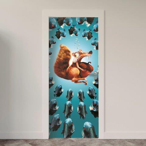 82-4.jpg Adesivo de Porta Desenhos & Animações