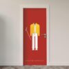 Adesivo de Porta Música Queen