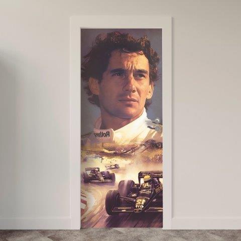 Adesivo de Porta Ayrton Senna