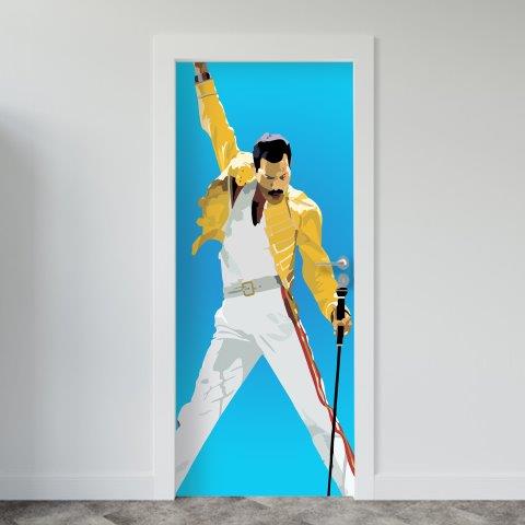 Adesivo de Porta Música Queen