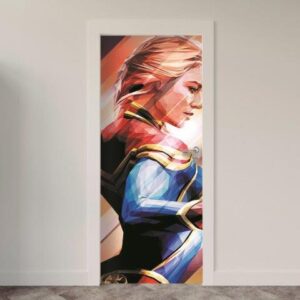 85-2.jpg Adesivo de Porta Comic Capitã Marvel