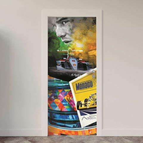 Adesivo de Porta Ayrton Senna