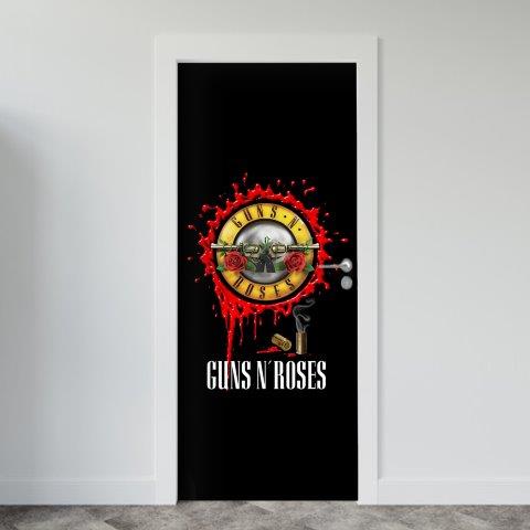 Adesivo de Porta Música Guns'n'Roses