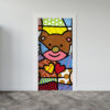 Adesivo de Porta Arte Pop