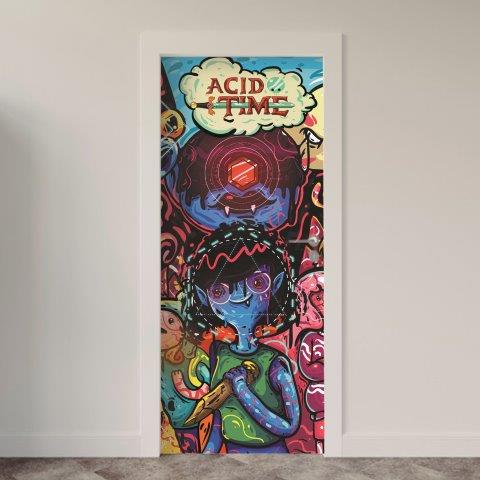 Adesivo de Porta Desenhos & Animações
