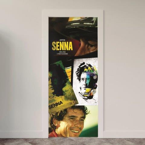 Adesivo de Porta Ayrton Senna
