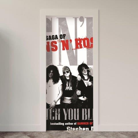 87-9.jpg Adesivo de Porta Música Guns'n'Roses
