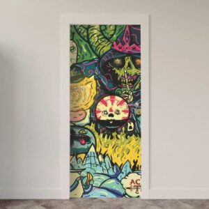 88-6.jpg Adesivo de Porta Desenhos & Animações