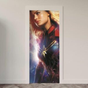 89-3.jpg Adesivo de Porta Comic Capitã Marvel