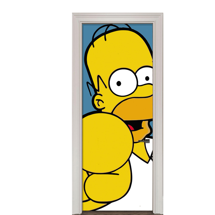 Adesivo de Porta Simpsons