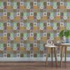 Papel de Parede Azulejos