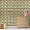 9-45.jpg Papel de Parede Baby Dinos & Folhas